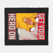Abenteuerzeit | Jake "Get Your Hero On" Fleecedecke (Vorderseite (Horizontal))