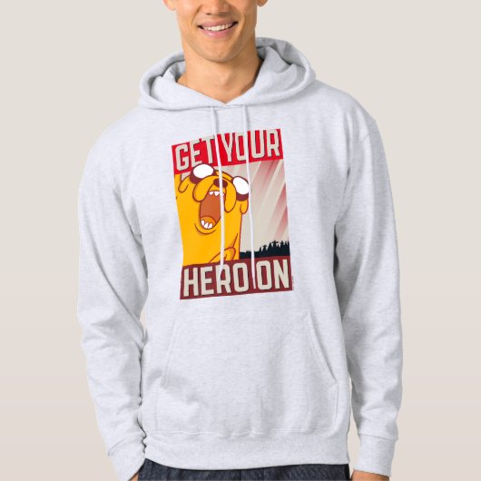 Abenteuerzeit | Jake "Get Your Hero On" Hoodie (Vorderseite)