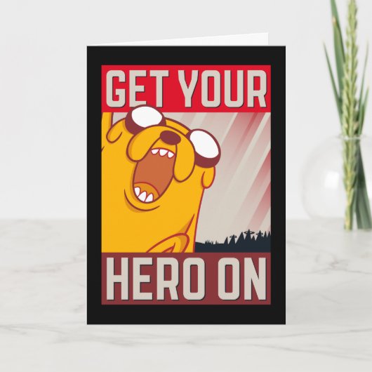 Abenteuerzeit | Jake "Get Your Hero On" Karte (Vorderseite)