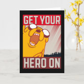Abenteuerzeit | Jake "Get Your Hero On" Karte (Gelbe Blume)