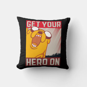 Abenteuerzeit   Jake "Get Your Hero On" Kissen