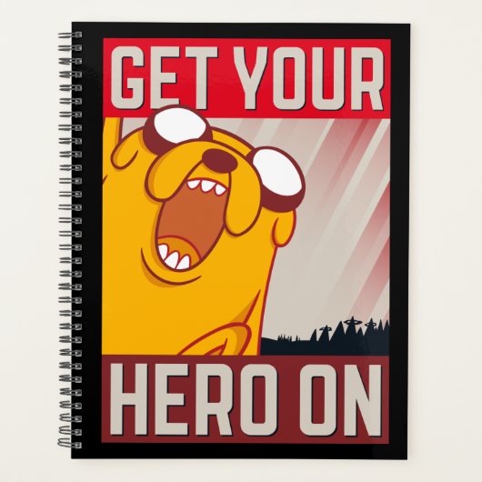 Abenteuerzeit | Jake "Get Your Hero On" Planer (Vorderseite)