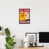 Abenteuerzeit | Jake "Get Your Hero On" Poster (Heimbüro)