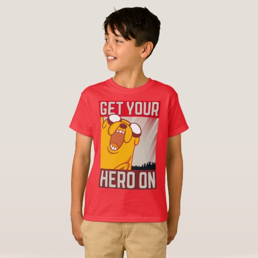 Abenteuerzeit | Jake "Get Your Hero On" T-Shirt (Vorne ganz)