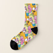 Abenteuerzeit | Lady, Bubblegum, Finn & Jake Socken (Links - Außen)