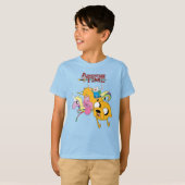 Abenteuerzeit | Lady, Bubblegum, Finn & Jake T-Shirt (Vorne ganz)
