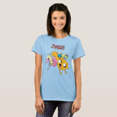 Abenteuerzeit | Lady, Bubblegum, Finn & Jake T-Shirt (Vorne ganz)
