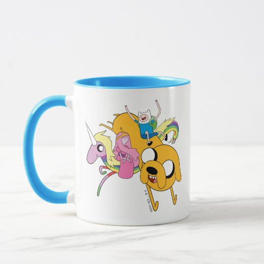 Abenteuerzeit | Lady, Bubblegum, Finn & Jake Tasse (Links)