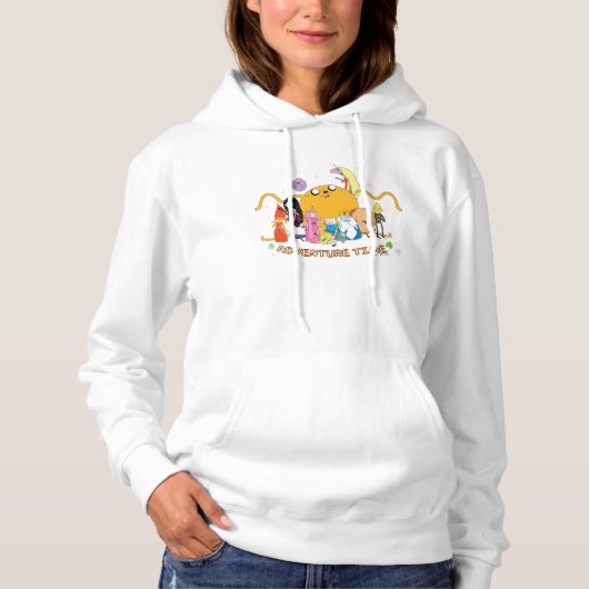 Abenteuerzeit | Large Jake Group Graphic Hoodie (Vorderseite)