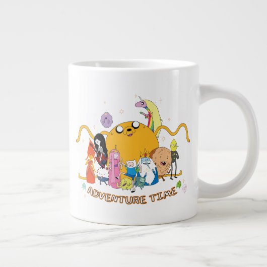 Abenteuerzeit | Large Jake Group Graphic Jumbo-Tasse (Rechts)