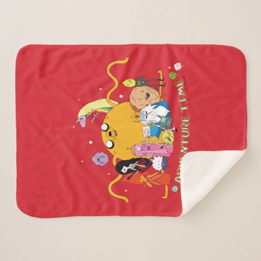 Abenteuerzeit | Large Jake Group Graphic Sherpadecke (Vorderseite (Horizontal))