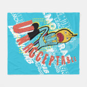 Abenteuerzeit | Lemon Grab "UNAKZEPTABLE" Fleecedecke (Vorderseite (Horizontal))