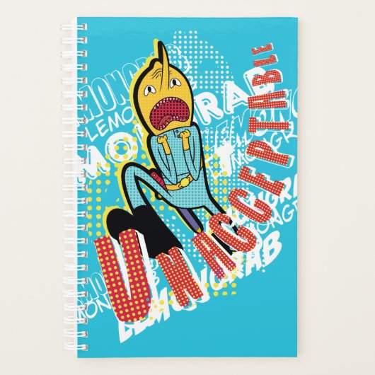 Abenteuerzeit | Lemon Grab "UNAKZEPTABLE" Planer (Vorderseite)