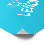 Abenteuerzeit | Lemon Grab "UNAKZEPTABLE" Poster (Ecke)