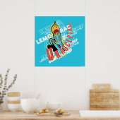 Abenteuerzeit | Lemon Grab "UNAKZEPTABLE" Poster (Küche)