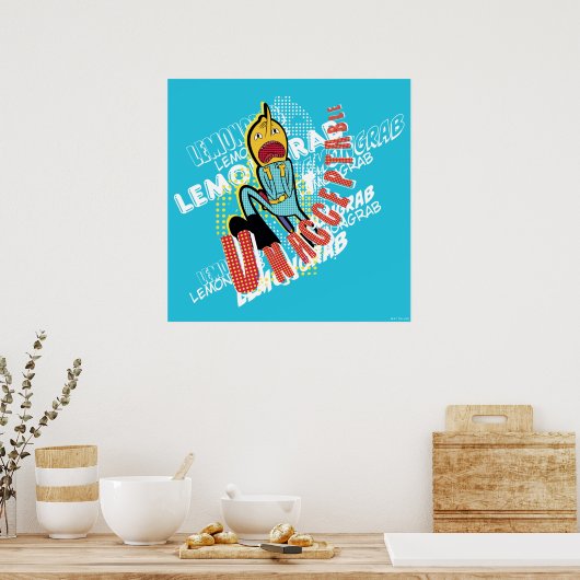 Abenteuerzeit | Lemon Grab "UNAKZEPTABLE" Poster (Küche)