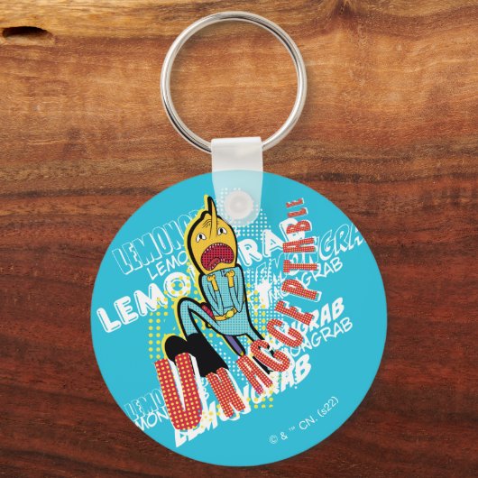 Abenteuerzeit | Lemon Grab "UNAKZEPTABLE" Schlüsselanhänger (Vorderseite)