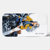 Abenteuerzeit : Motorradfahrer iPhone 13 Fall Case-Mate iPhone Hülle (Rückseite (Horizontal))