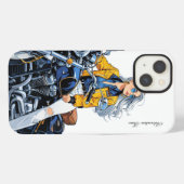 Abenteuerzeit : Motorradfahrer iPhone 13 Fall Hülle (Rückseite (Horizontal))