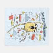 Abenteuerzeit | "Party" Jake Sketch Fleecedecke (Vorderseite (Horizontal))