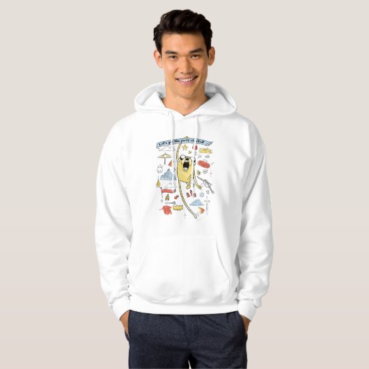 Abenteuerzeit | "Party" Jake Sketch Hoodie (Vorne ganz)
