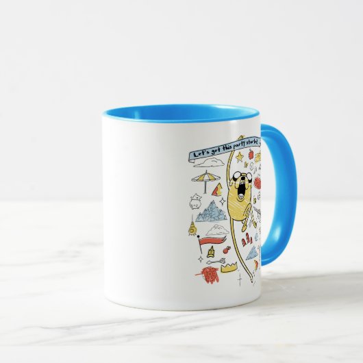 Abenteuerzeit | "Party" Jake Sketch Tasse (VorderseiteRechts)
