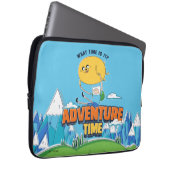 Abenteuerzeit | Schwimmbad mit Flossen Laptopschutzhülle (Vorne Rechts)