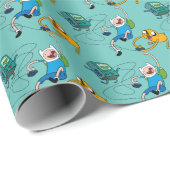 Abenteuerzeit | Spielen mit BMO Geschenkpapier (Rolleneckpunkt)