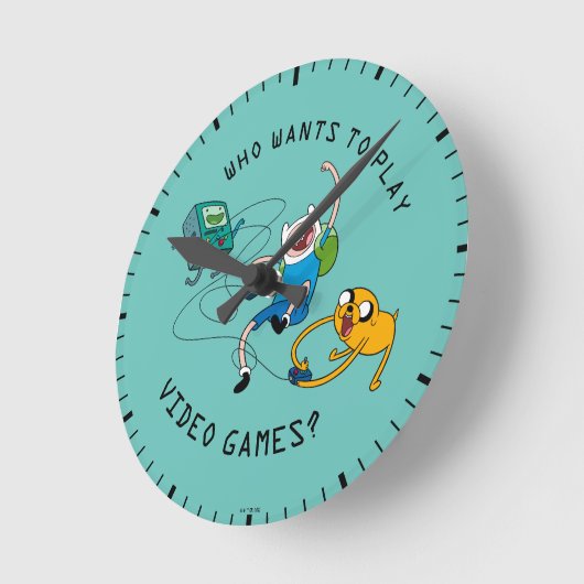 Abenteuerzeit | Spielen mit BMO Runde Wanduhr (Winkel)