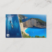 Abenteuerzeit | Tourismus | Agent für Reisen Visitenkarte (Rückseite)