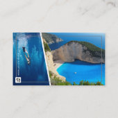 Abenteuerzeit | Tourismus | Agent für Reisen Visitenkarte (Rückseite)