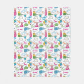 Abenteuerzeit | Zeichen-Abrufmuster Fleecedecke (Vorderseite)