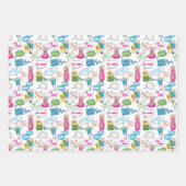 Abenteuerzeit | Zeichen-Abrufmuster Geschenkpapier Set (Vorderseite)