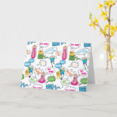 Abenteuerzeit | Zeichen-Abrufmuster Karte (Gelbe Blume)