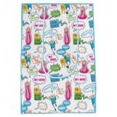 Abenteuerzeit | Zeichen-Abrufmuster Mittlere Geschenktüte (Rückseite)