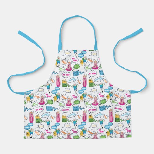 Abenteuerzeit | Zeichen-Abrufmuster Schürze (Vorderseite)