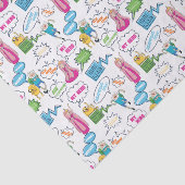 Abenteuerzeit | Zeichen-Abrufmuster Seidenpapier (Ausschnitt)