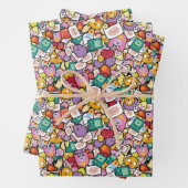 Abenteuerzeit | Zeichen-Toss-Muster Geschenkpapier Set (Beispiel)