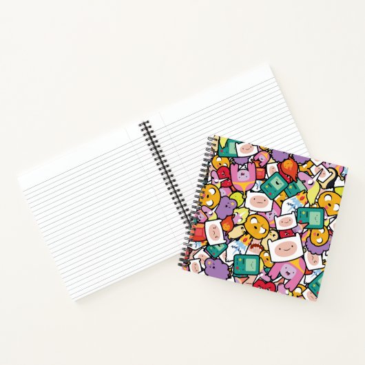 Abenteuerzeit | Zeichen-Toss-Muster Notizblock (Innenseite)