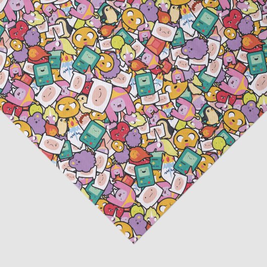 Abenteuerzeit | Zeichen-Toss-Muster Seidenpapier (Ausschnitt)