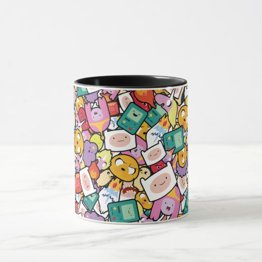 Abenteuerzeit | Zeichen-Toss-Muster Tasse (Zentrum)