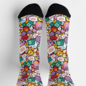 Abenteuerzeit | Zeichen zu Muster Socken (Oben)