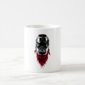 Abenteurer-Mops Kaffeetasse (Mittel)