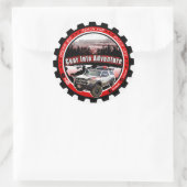 Abenteurer-Unterstützung 3 Zoll Aufkleber (Tasche)