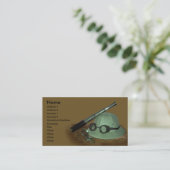 Abenteurer-Visitenkarte Visitenkarte (Stehend Vorderseite)