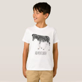 Abenteurer-Zebra-T - Shirt (Vorne ganz)