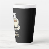 Aber als Erstes Kaffee, der lange Zeit frisch war Milchtasse (Vorderseite)