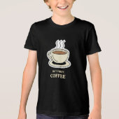 Aber als Erstes Kaffee, der lange Zeit frisch war Tri-Blend Shirt (Vorderseite)