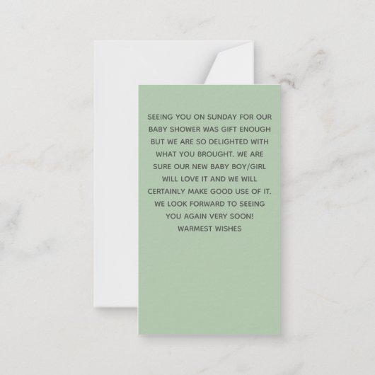 ABER aufgeben bei der Liebe Änderung der Datumsplä Mitteilungskarte (Rückseite)