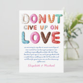 ABER aufgeben bei Liebe Änderung der Pläne Datum K Einladung (Stehend Vorderseite)